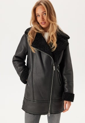 ROCKANDBLUE Delia Coat Black/Black 40 ROCKANDBLUE Delia Coat Black/Black 40