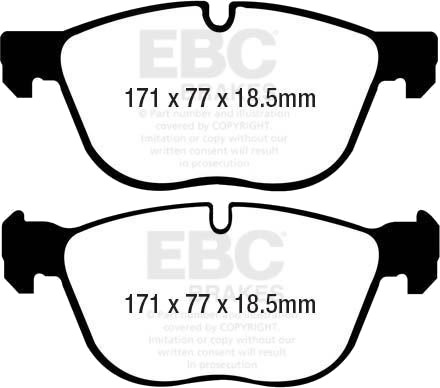 EBC Brakes DP41938R Bremseklosser EBC Brakes DP41938R Bremseklosser