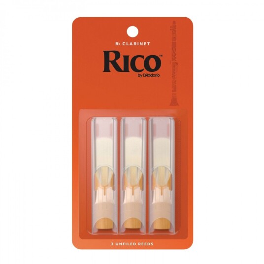 Daddario Rico by DAddario Bb Clarinet Reeds 3.5 (3 Pack)