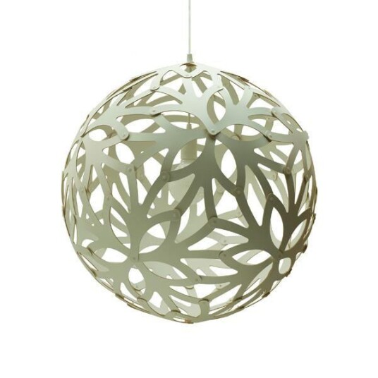 David Trubridge Floral Ø60 Hvit/Hvit Taklampe