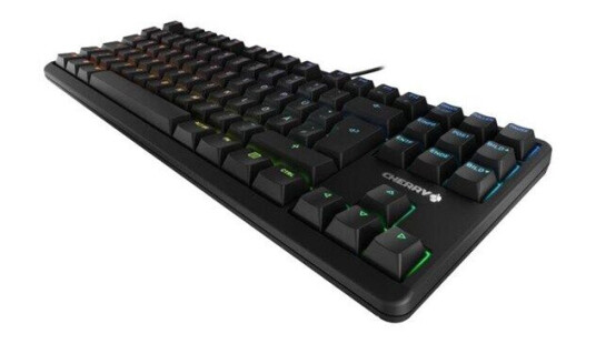 Cherry G80-3000N RGB TKL - Tastatur - Tysk - Svart