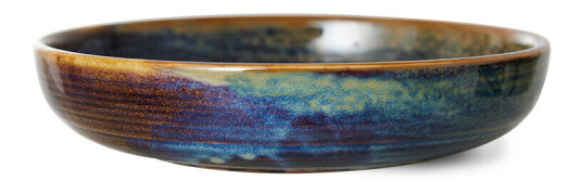 HK Living Home Chef dyp tallerken medium Ø19,3 cm Rustic blue HK Living Home Chef dyp tallerken medium Ø19,3 cm Rustic blue