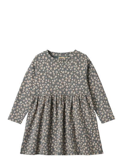 Wheat Jersey Dress L/S Sessa Grey 140 Wheat Jersey Dress L/S Sessa Grey 140