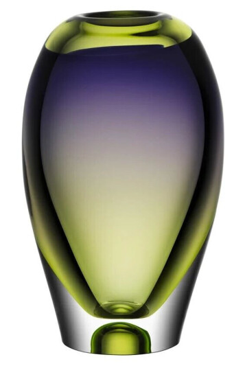 Kosta Boda Vision vase 255 mm Lilla-grønn Kosta Boda Vision vase 255 mm Lilla-grønn