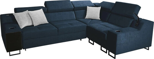 4 seters Sovesofa Høyre Blå 4 seters Sovesofa Høyre Blå