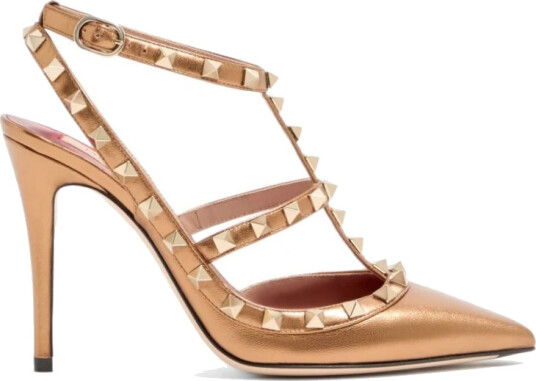 Valentino Garavani Dame Sko Beige 38 1/2 EU,