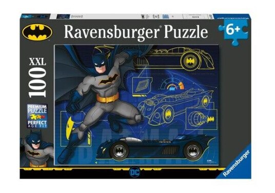 Ravensburger Batman And Batmobile 100p Ravensburger Batman And Batmobile 100p