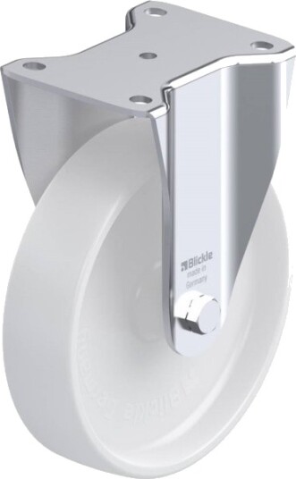 Blickle 6346 Bh-Po 200G Faste Hjul, Hjuldiameter 200 Mm, Bæreevne (Maks.) 600 Kg, 1 Stk