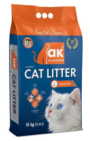 Ak Cat Litter Without Scent 10 kg (54997)