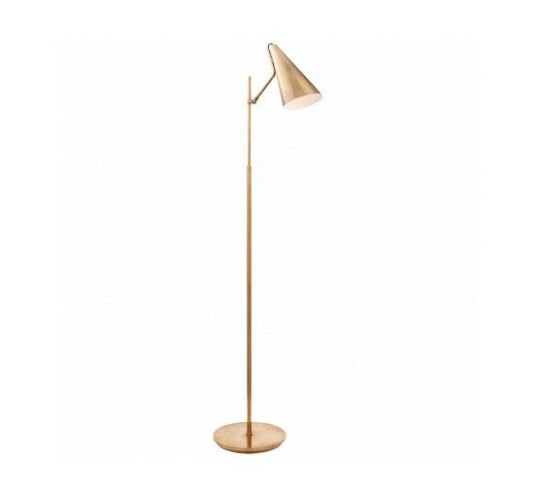 Clemente Floor Lamp Antique Brass