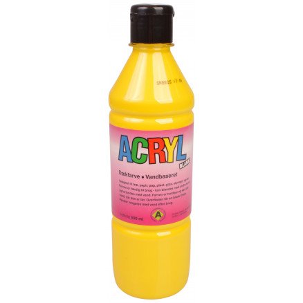 Fantasy Color Hobbymaling Akrylmaling Primærgul 500ml