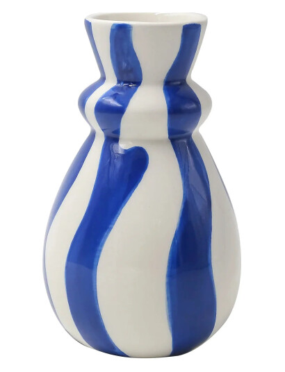 Que Rico Vase - Carolina - Bold & Blue - Blue - 14.5 CM Que Rico Vase - Carolina - Bold & Blue - Blue - 14.5 CM