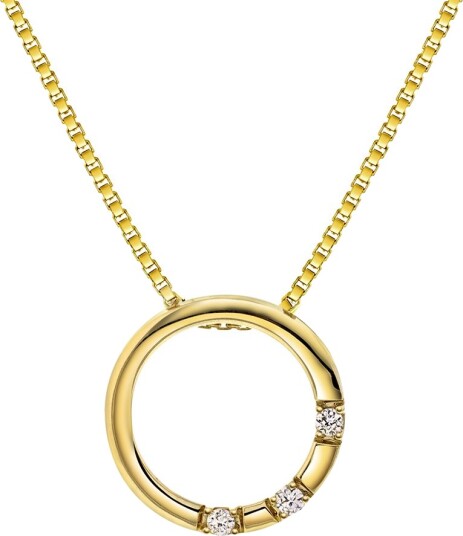Hedda by Gullfunn, Smykke i 375 gult gull med diamanter 0,06 ct