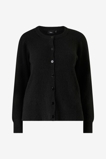 Zizzi Kardigan mVida L/S Svart