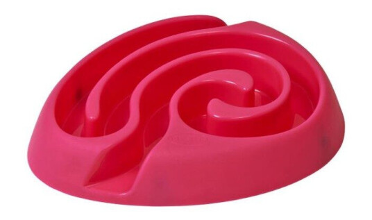 Buster Dogmaze Mini Slow Feeder Matskål (Flere Farger) Rosa