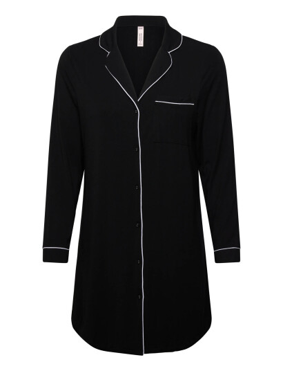 Hunkemöller Shirtdress Ls Jersey Essential   Black   S