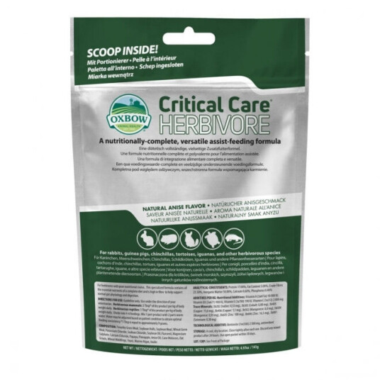 Oxbow Critical Care Herbivore Anise (141 G) Oxbow Critical Care Herbivore Anise (141 G)
