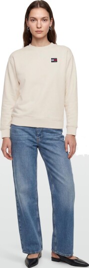 Tommy Hilfiger Flag Heritage Cn Sweatshirt Cream 80 Tommy Hilfiger Flag Heritage Cn Sweatshirt Cream 80