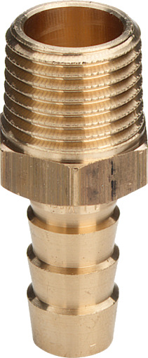 1/2" gaffelformet messing slangekobling