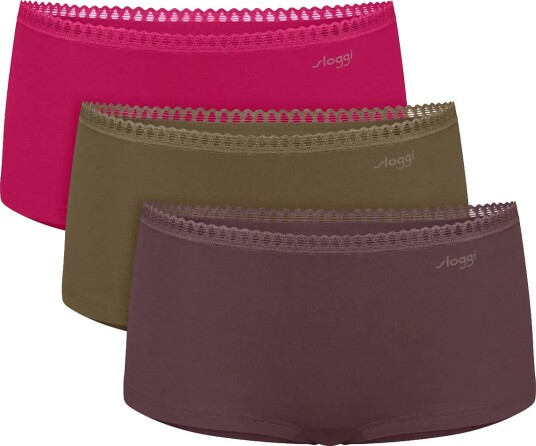 sloggi Sloggi Go Crush Short C3P MULTI COLOUR XS sloggi Sloggi Go Crush Short C3P MULTI COLOUR XS