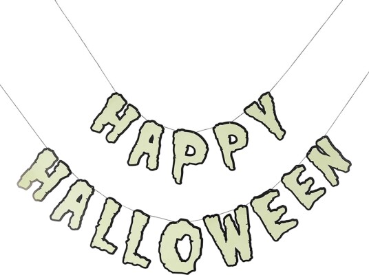 Club Green / Hootyballoon Girlander Happy Halloween Glow In The Dark HBRH100