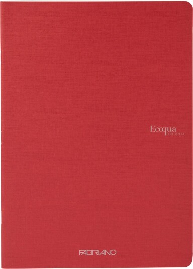 Notatbok EcoQua Original Stiftet A4 Linjert Cherry Notatbok EcoQua Original Stiftet A4 Linjert Cherry