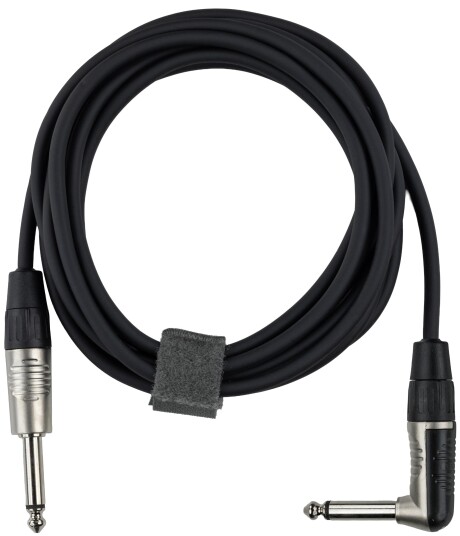 Fuj:Tech Instrumentkabel 6,3 Mm Ts - 6,3 Mm Ts Med Rett Og Vinklet Kontakt 5 M