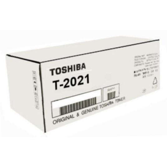 TOSHIBA 6B000000192 TOSHIBA T-2021 Tonerkassett Svart