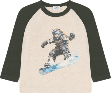 Hust And Claire Hust & Claire Anton Snowleopard genser wheat melange 122