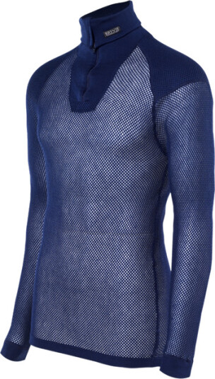 Brynje of Norway Brynje Super Thermo Zip Polo , Shirt w/Shoulder inlay Navy (#252941) Herre L Brynje of Norway Brynje Super Thermo Zip Polo , Shirt w/Shoulder inlay Navy (#252941) Herre L