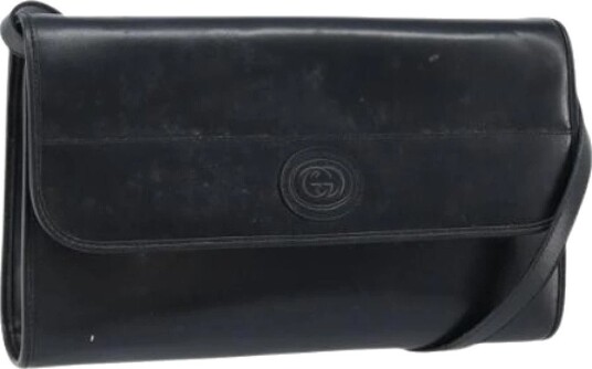 Gucci Vintage Dame Pre owned Svart ONE SIZE, Gucci Vintage Dame Pre owned Svart ONE SIZE,