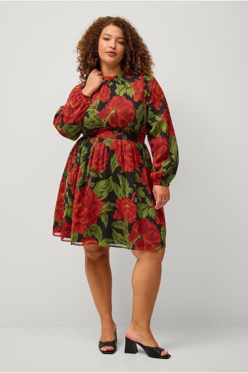Ellos Plus Collection Kjole Paula Svart