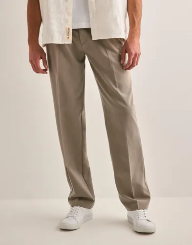 Jack & Jones Jprcckarl Jjcameron Pleated Chino N Chinos Beige