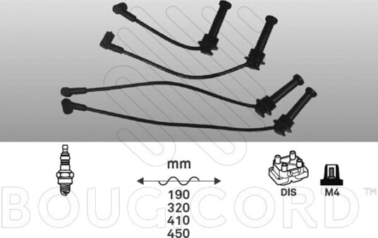Tennplugg kabelsett EFI AUTOMOTIVE 4178 Tennplugg kabelsett EFI AUTOMOTIVE 4178
