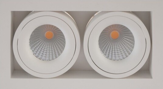 Dakota Duo Downlight 30° Tilt Dimbar LED 2700K