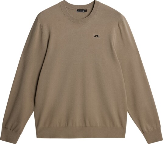 J.Lindeberg Henry Knitted Sweater Golfgenser herre Brindle XX Large