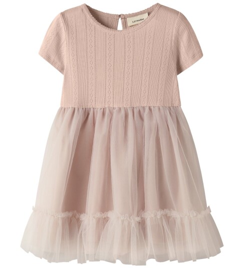 Lil"Atelier Nmffanella Ss Tulle Dress Lil Pink 92 Lil"Atelier Nmffanella Ss Tulle Dress Lil Pink 92