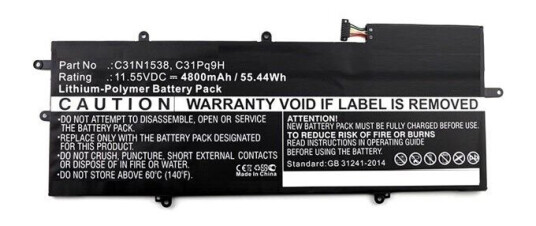 CoreParts Battery - laptop battery - Li-pol - 4800 mAh - 55.4 Wh CoreParts Battery - laptop battery - Li-pol - 4800 mAh - 55.4 Wh