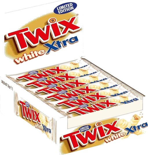 30 stk Twix White Xtra Hel Eske 2,25 kg