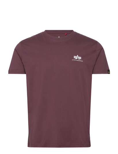Alpha Industries Basic T Shirt Sl Burgundy L