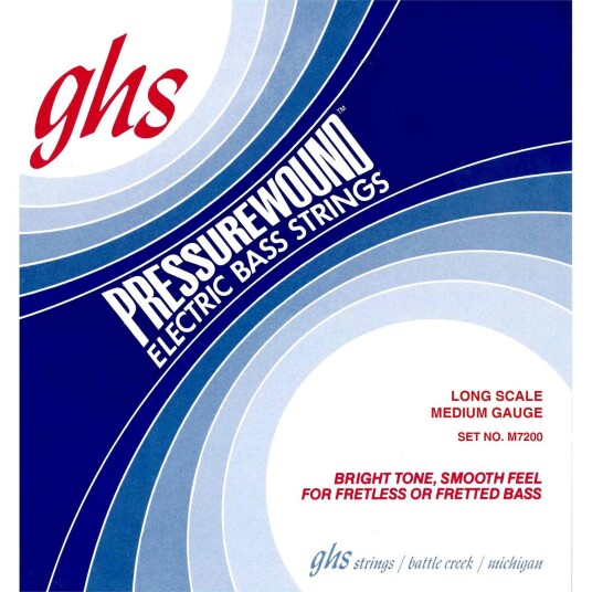 Ghs M7200 Bass Preassurewound (044-106) Medium