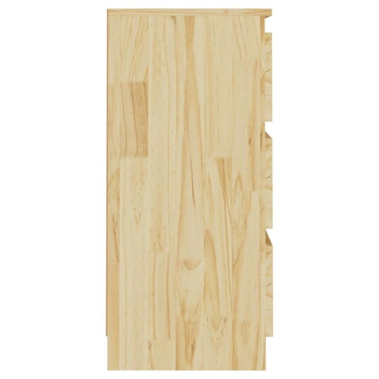 vidaXL Nattbord 40x29,5x64 cm heltre furu