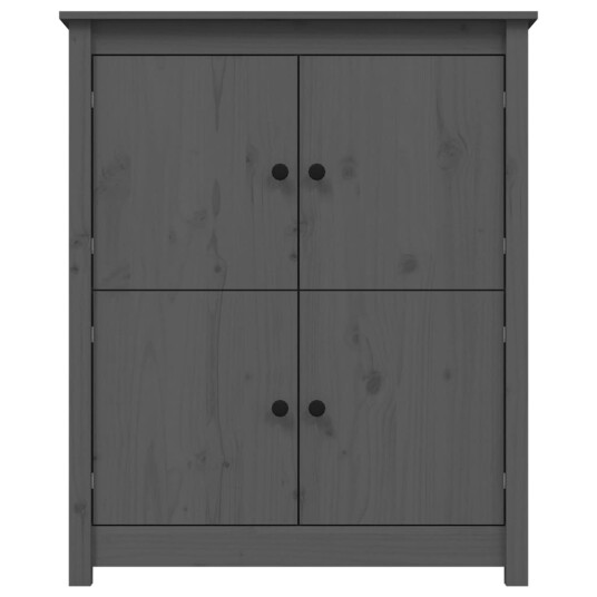 vidaXL Skjenk grå 83x41,5x100 cm heltre furu