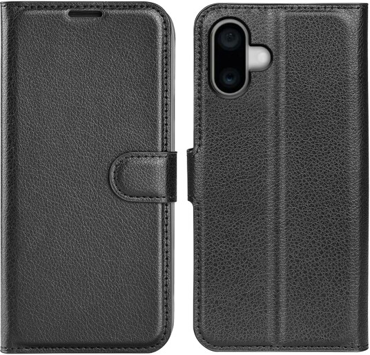 Trolsk Lommebokdeksel (iPhone 16) Svart