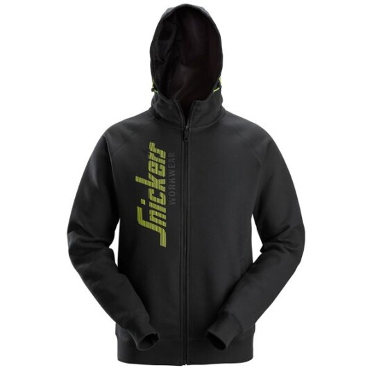 Snickers Workwear 2846-0400 Hettegenser med logo Svart Klær