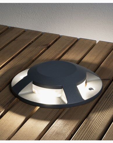 Konstsmide Markspot LED 12W mørkegrå 4-veis overliggende 1710067-01-0 1710069-01-0 Konstsmide Markspot LED 12W mørkegrå 4-veis overliggende 1710067-01-0 1710069-01-0
