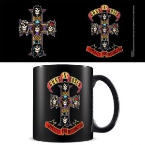Guns N' Roses - Guns N' Roses Appetite Cross Black Mug Guns N' Roses - Guns N' Roses Appetite Cross Black Mug