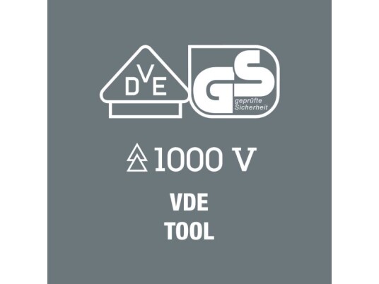 8790 B Vde Topnøgleindsats Isoleret Med 3/8 10.0X46.0Mm