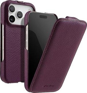 Melkco iPhone 18 Pro Max/17 Pro Max magnetisk vertikalt flip-deksel Lilla