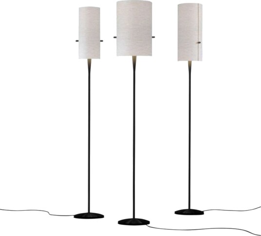 Gulvlampe Serien Lighting dimmbar Grå Stue Metall 170 Grå Gulvlampe Serien Lighting dimmbar Grå Stue Metall 170 Grå